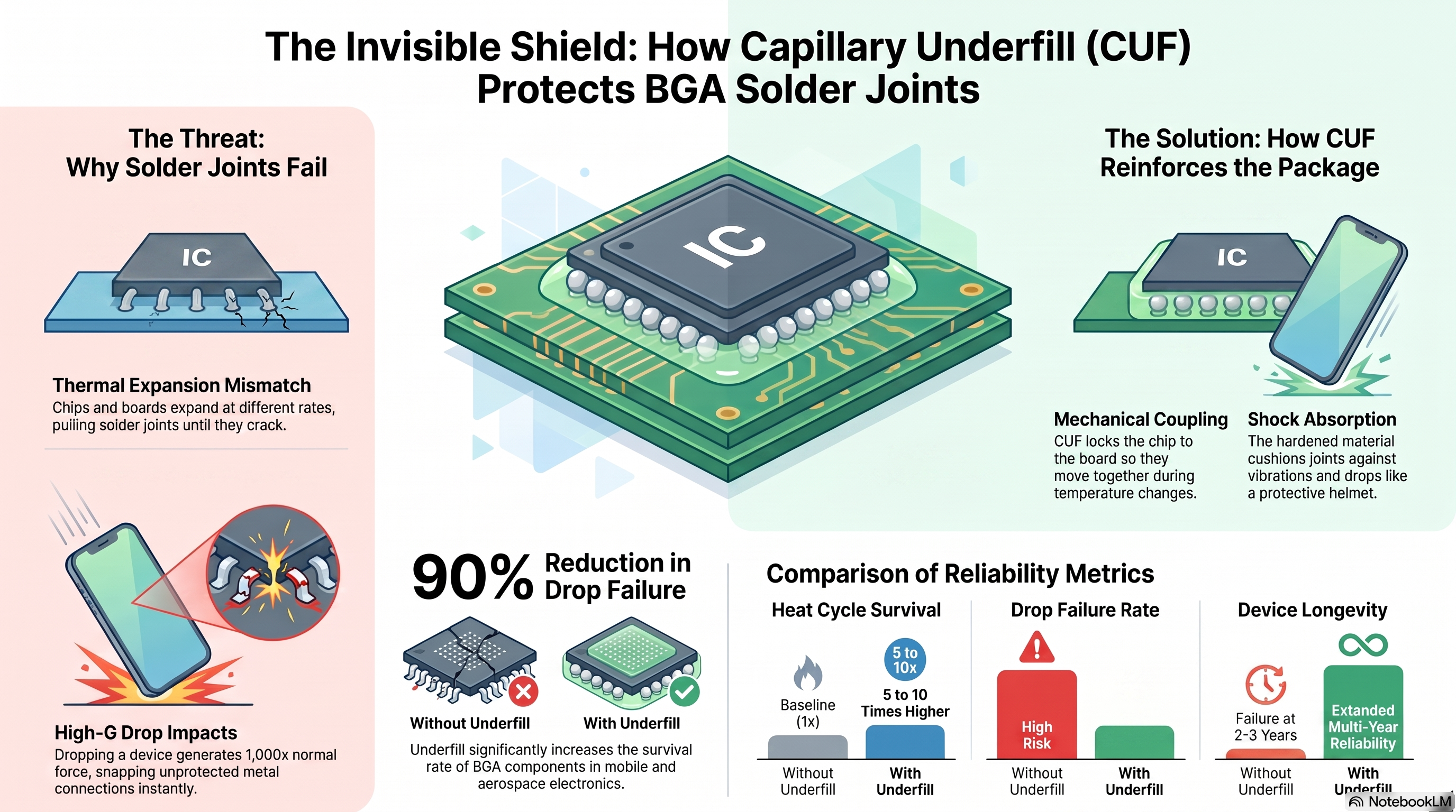 The Invisible Shield "Capillary Under-fill"
