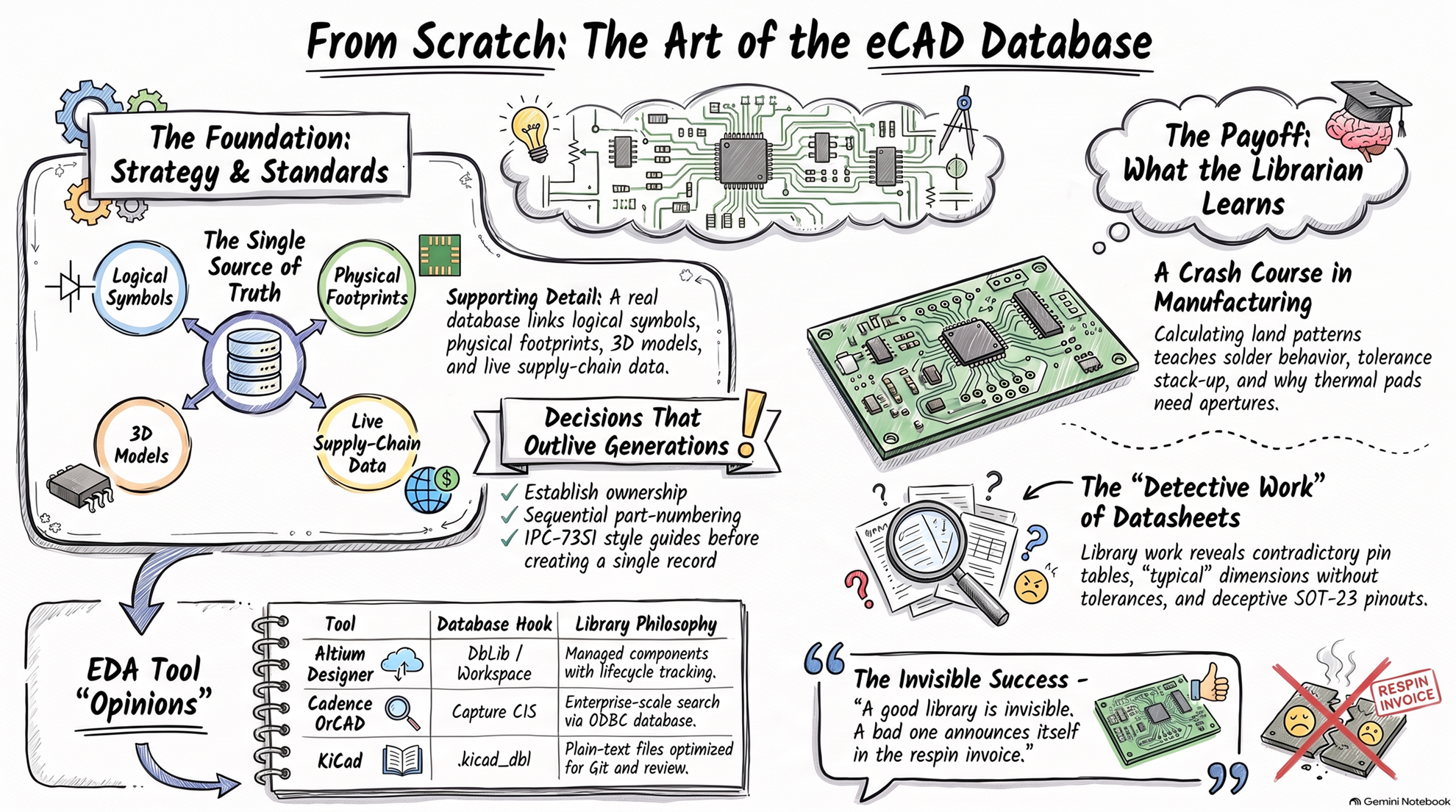 Building an eCAD Database from Scratch