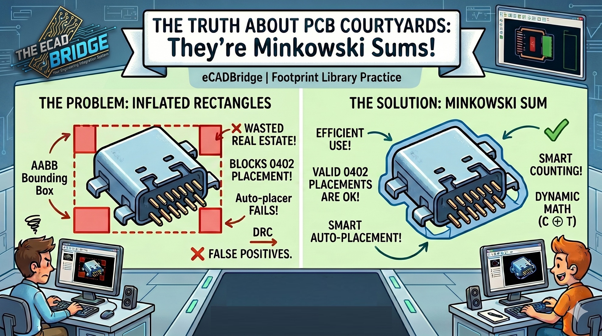 Courtyards Aren’t Rectangles. They’re Minkowski Sums.