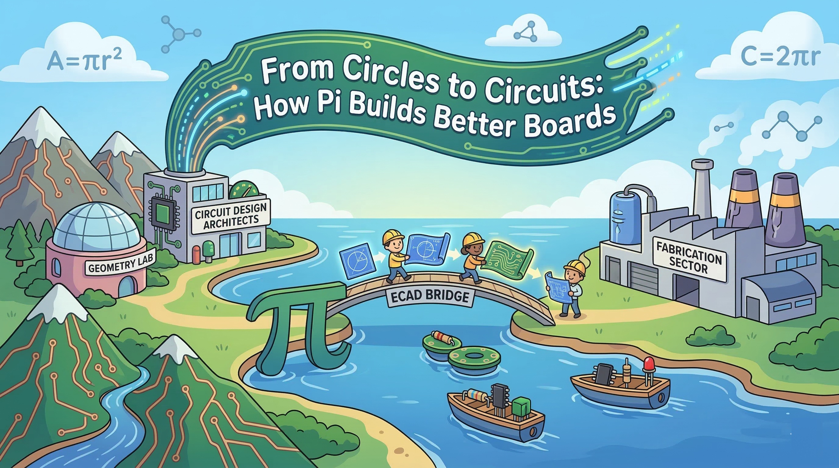 From Circles to Circuits: How Pi Builds Better Boards
